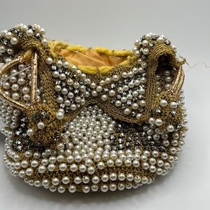 Hand made vintage 1960s bag.  Good condition. Incredible workmanship